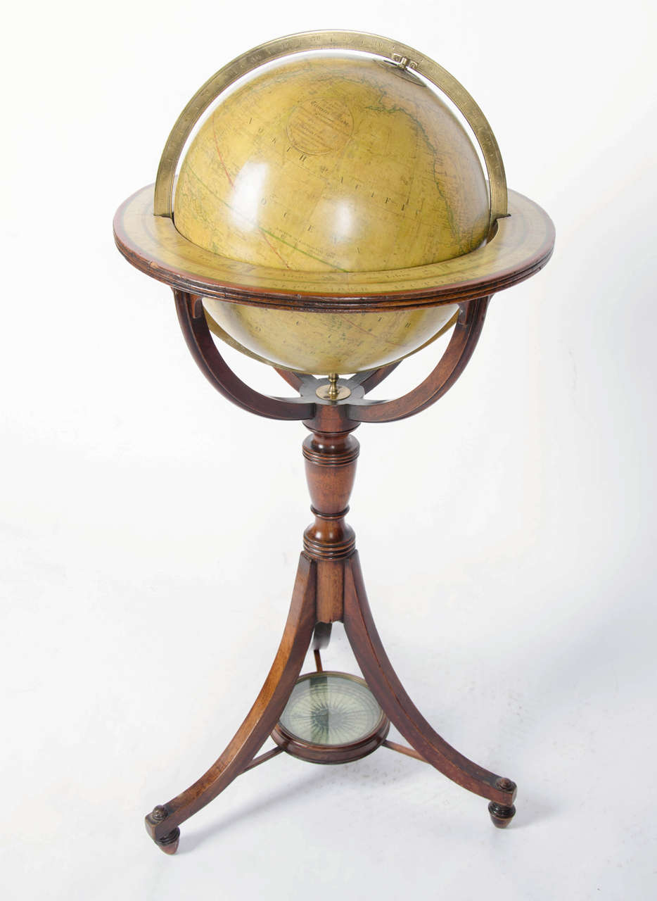 Pair of Regency Library Globes 2