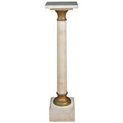 French Marble Empire Pedestal