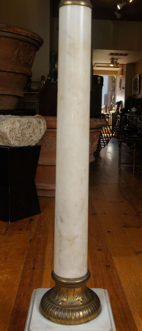 French Marble Empire Pedestal For Sale 1