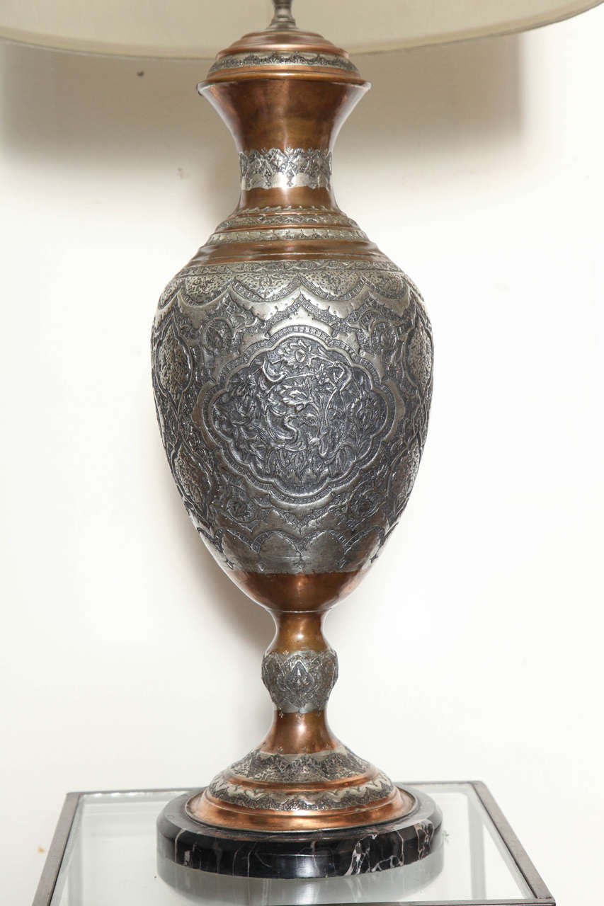 Egyptian Pair of Moroccan Style Table Lamps