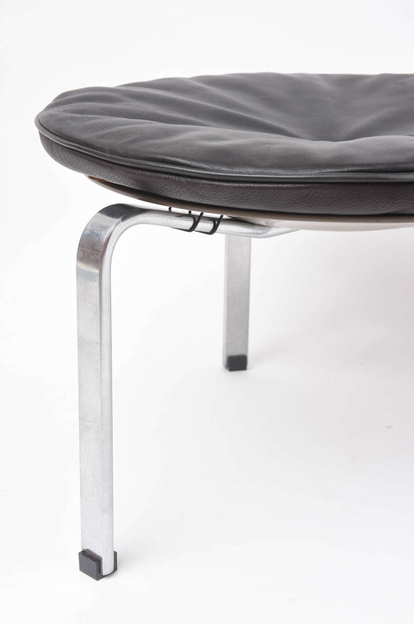 Poul Kjaerholm PK-33 Stool In Good Condition In West Palm Beach, FL