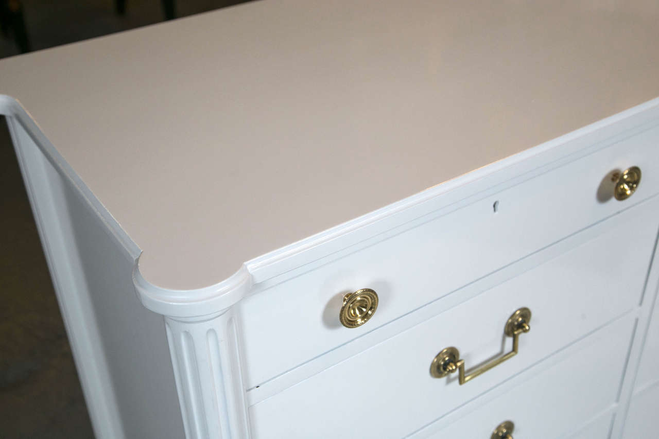 triple dresser white