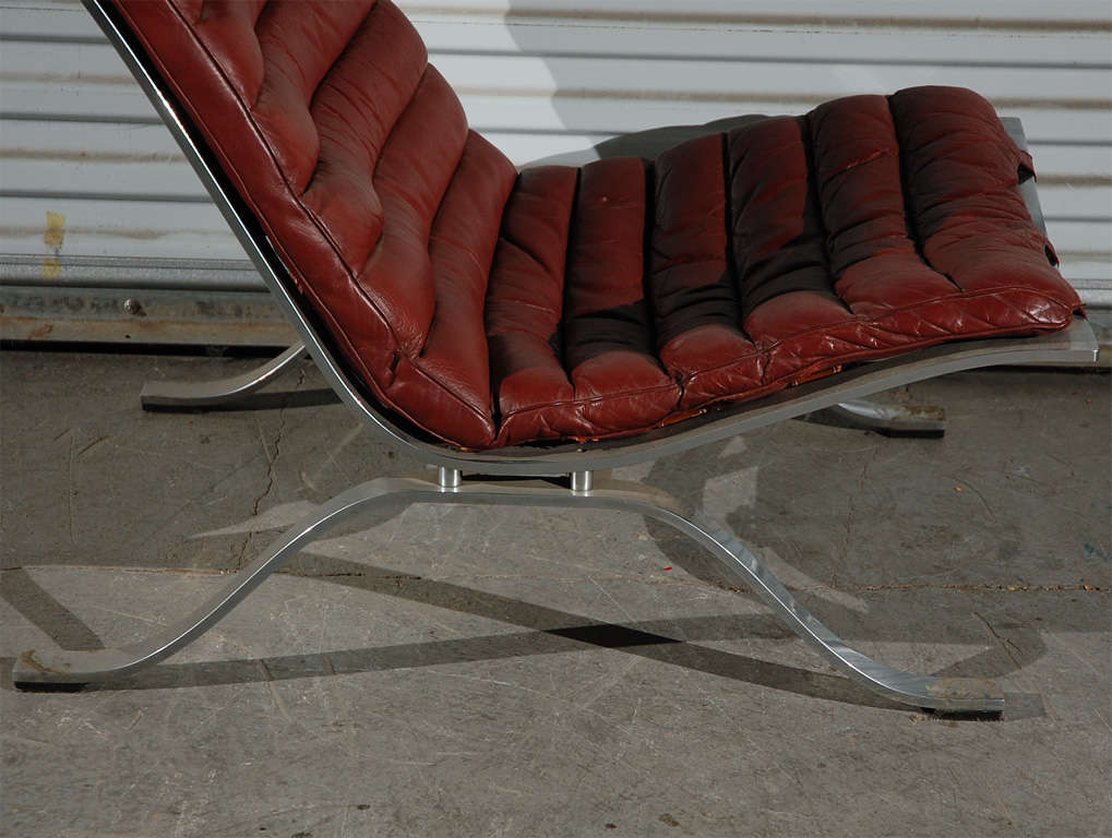 Late 20th Century Arne Norell 'Ari' Lounge Chair and Ottoman