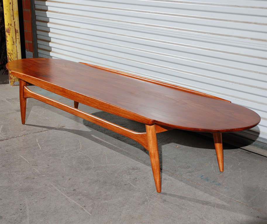 Mid Century 'Surfboard' Coffee Table 1