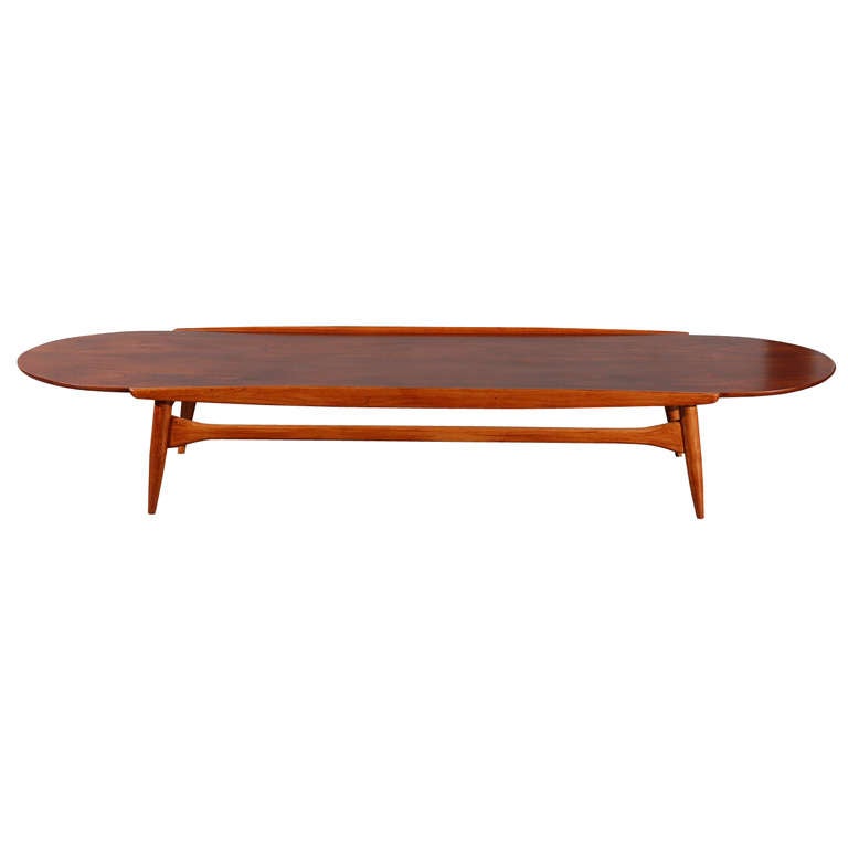 Mid Century 'Surfboard' Coffee Table