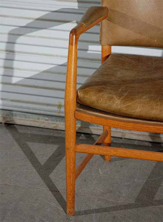 1930s Arne Jacobsen for Hans Wegner armchair, Denmark.