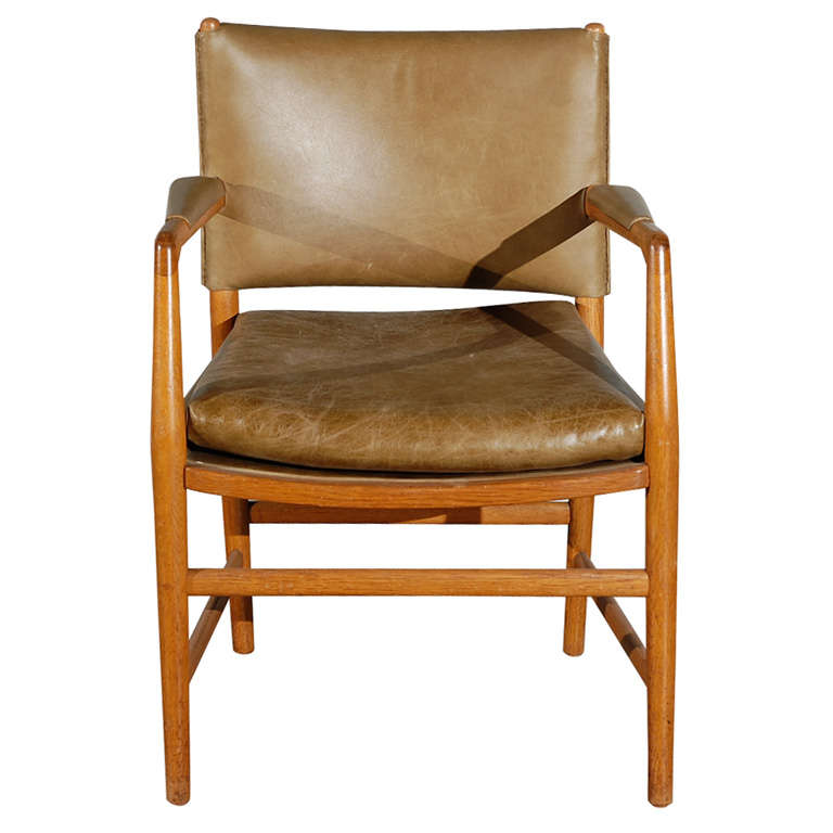 Arne Jacobsen for Hans Wegner Armchair For Sale