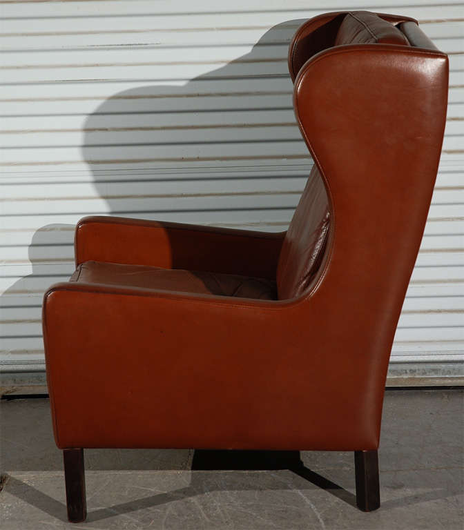 Pair of Borge Mogensen Lounge Chairs In Good Condition For Sale In Los Angeles, CA