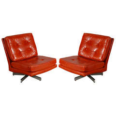 Milo Baughman for Thayer Coggin Pair of Lounge Chairs