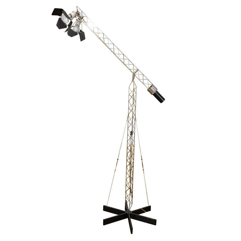 Curtis Jere Crane Floor lamp Ca. 1970s