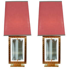 Unique Pair of Table Lamps by Roberto Giulio Rida