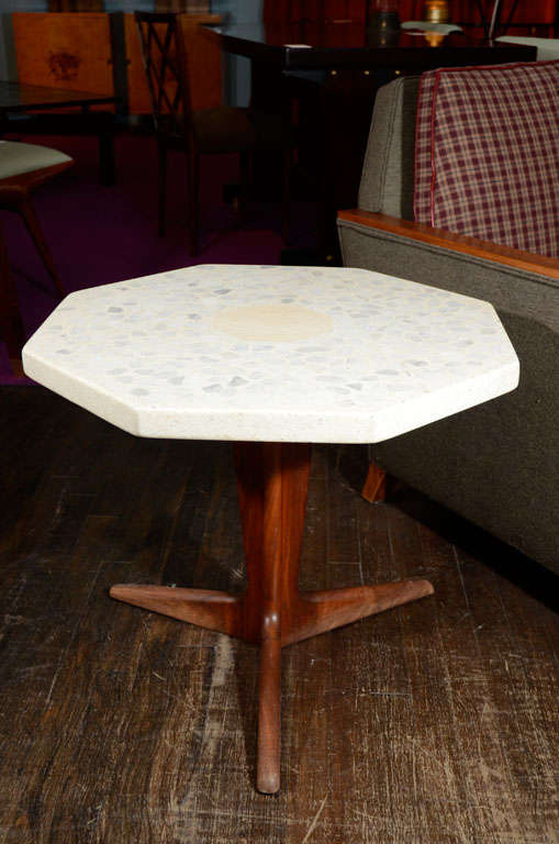 Octagonal Side Table by Harvey Probber