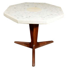 Octagonal Side Table by Harvey Probber