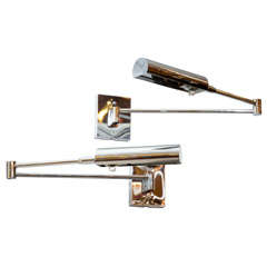 Koch and Lowy Swing Arm Wall Lamps