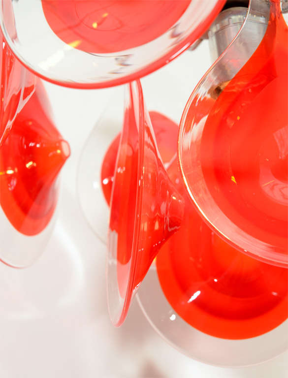 Gino Vistosi for Murano Art Glass Chandelier 2
