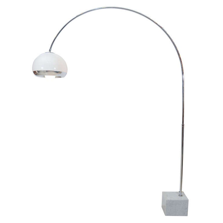 Italian Arc Lamp by Harvey Guzzini for Laurel