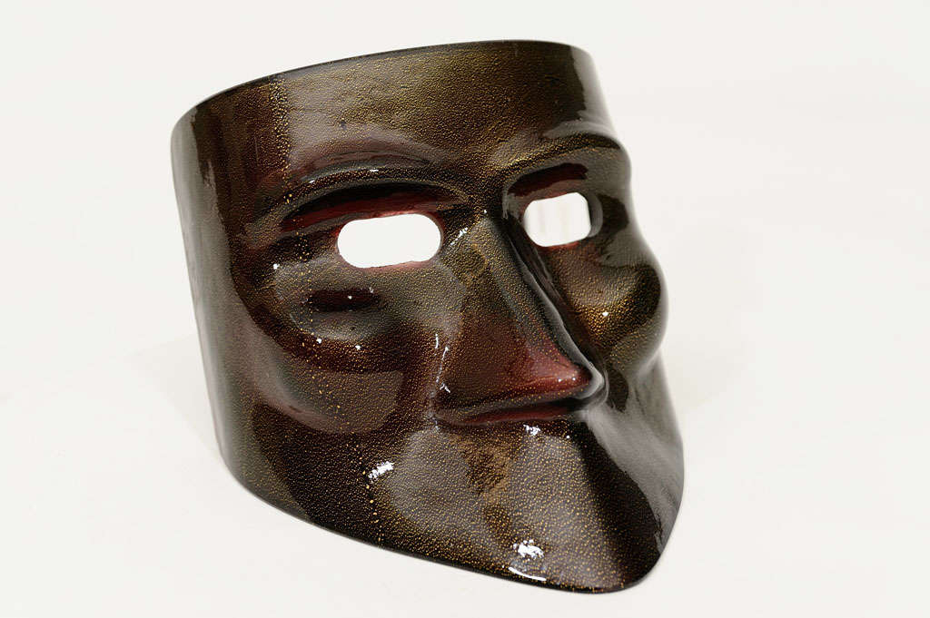 Venetian glass mask designed by Gamboro and Poggi