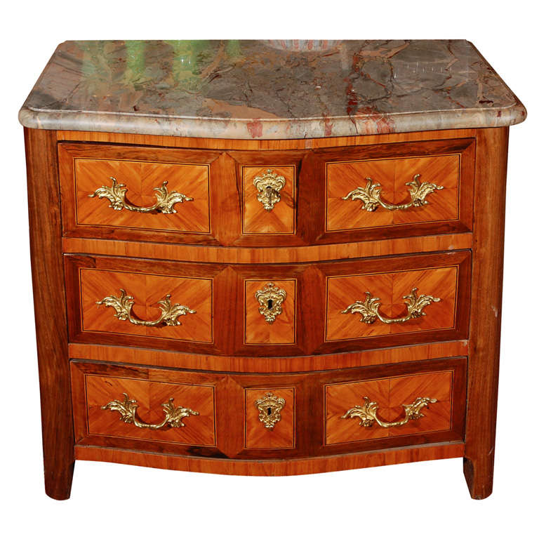 Petite 18th Century, French, Regency Commode For Sale
