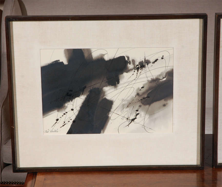 Pair of Abstract Paintings