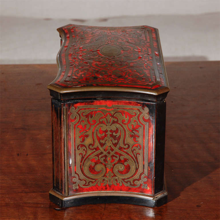 French Boule Tea Caddy In Excellent Condition In Newport Beach, CA