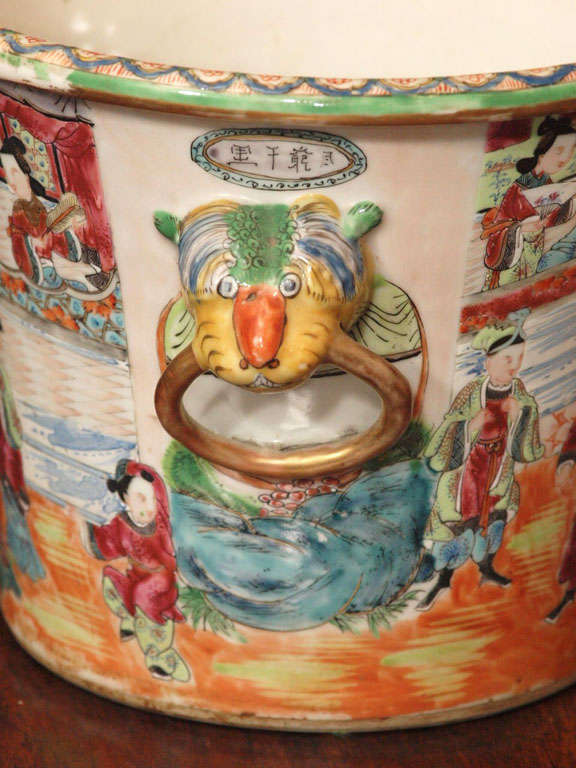 Early Rose Medallion Cache Pots 3
