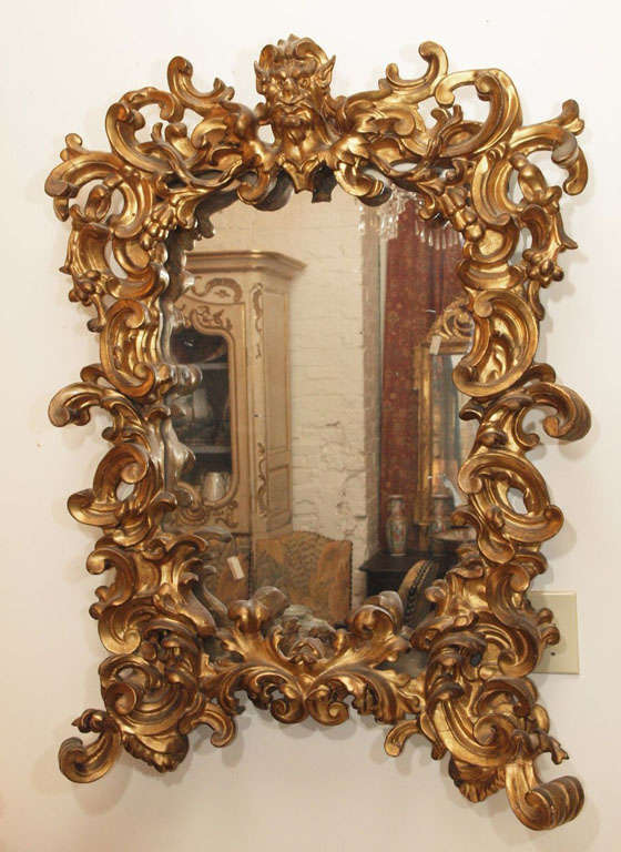  Rocco Italian Giltwood Robust Mirror