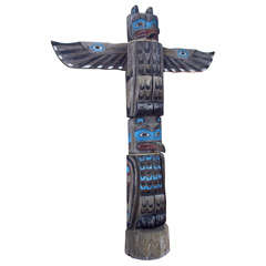 Vintage Northwest Native American Totem Pole