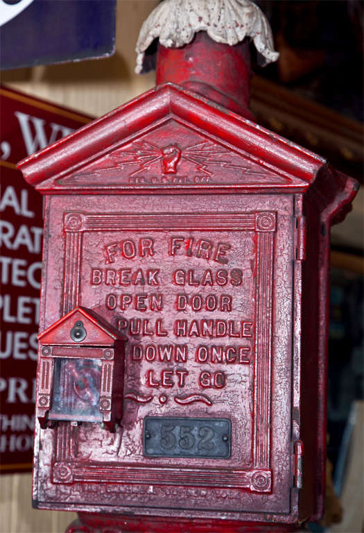 antique fire call box for sale