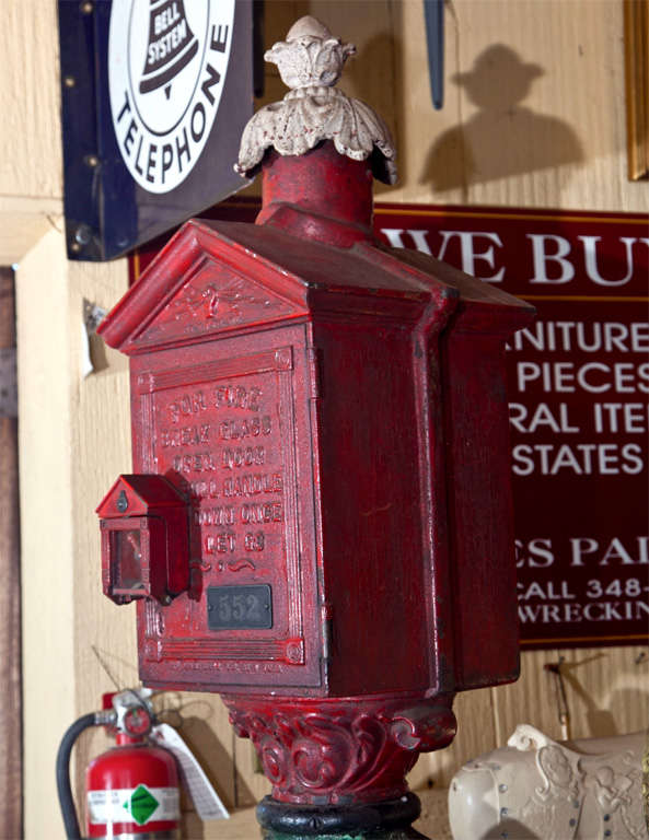 Antique New York City Fire Department Call Box 2