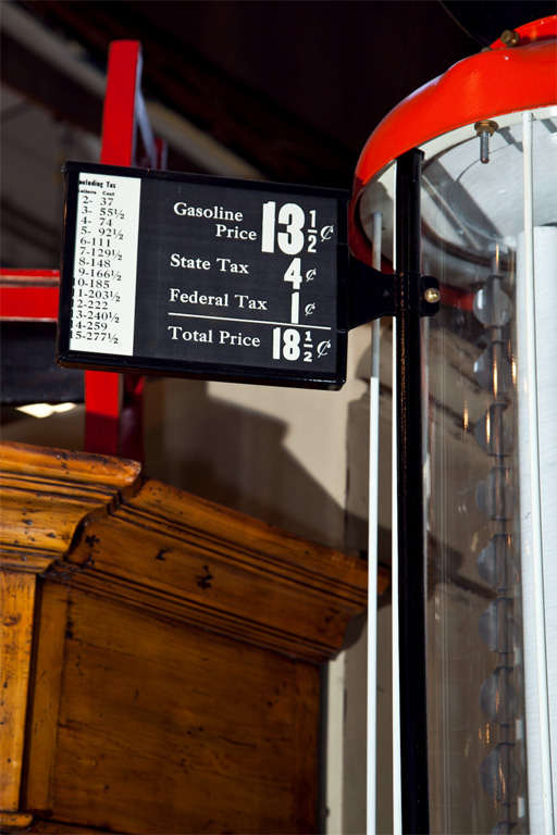American 1920's Visible Phillips 66 Gas Pump