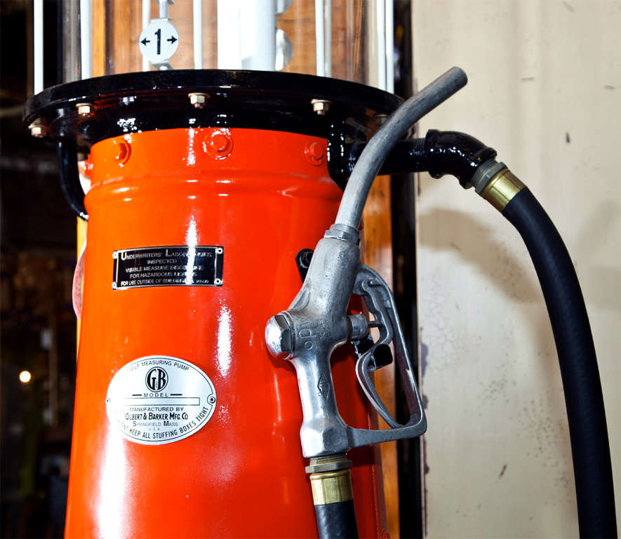 1920's Visible Phillips 66 Gas Pump In Excellent Condition In Stamford, CT