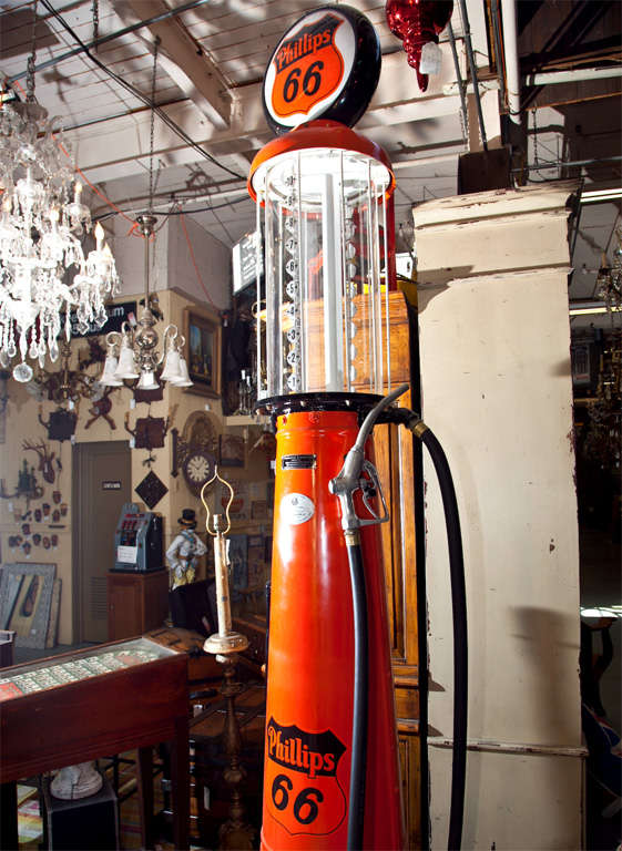 1920's Visible Phillips 66 Gas Pump 2