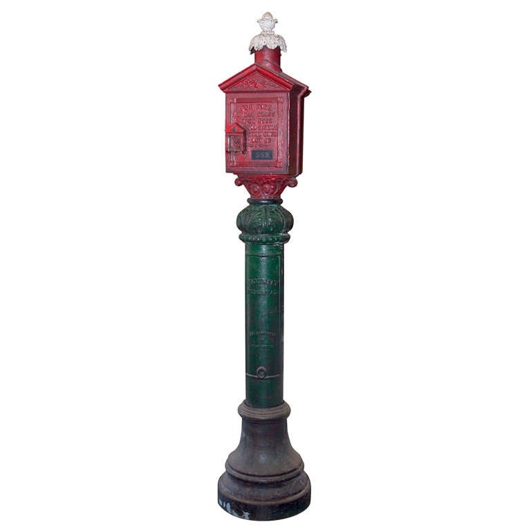Antique New York City Fire Department Call Box at 1stDibs antique