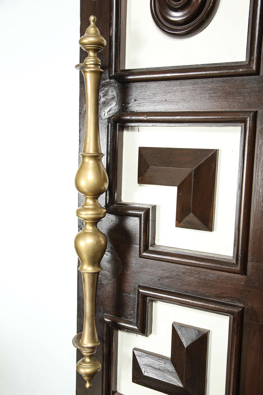 1930s Hollywood Regency Double-faced Coffered Doors 3