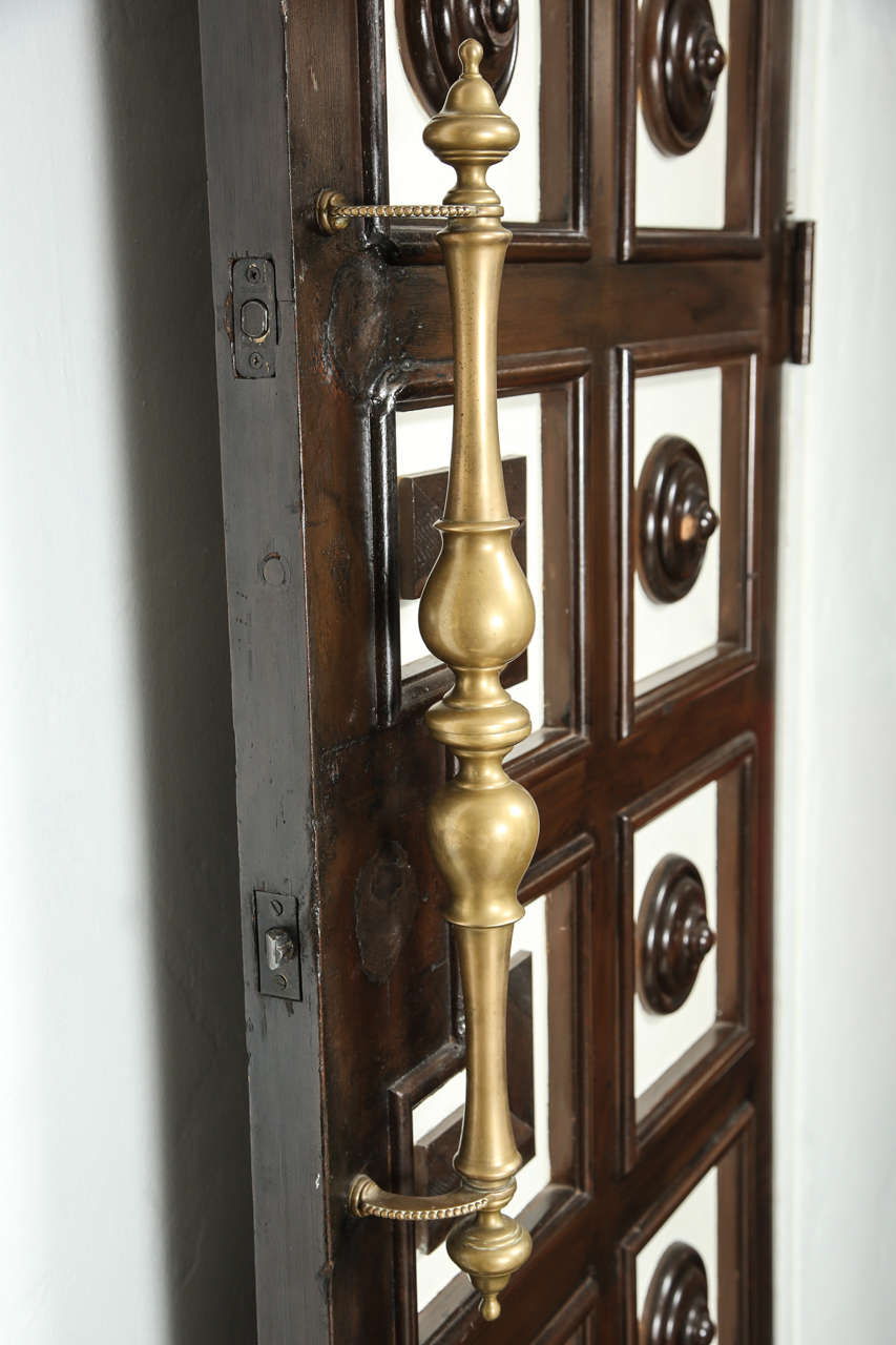 Mid-20th Century 1930s Hollywood Regency Double-faced Coffered Doors