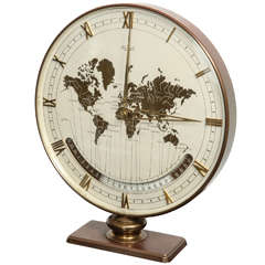 Retro German 1960s World Time Clock