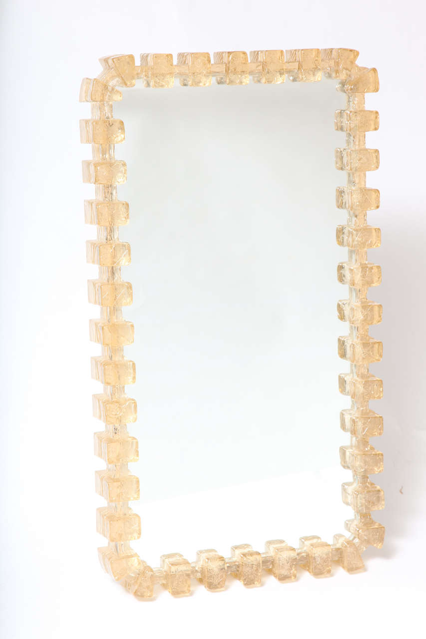 Illuminated Resin Mirror at 1stDibs
