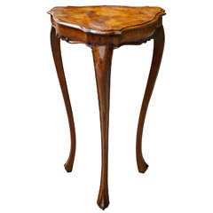 Late 19th Century Italian Fruitwood Occasional Table