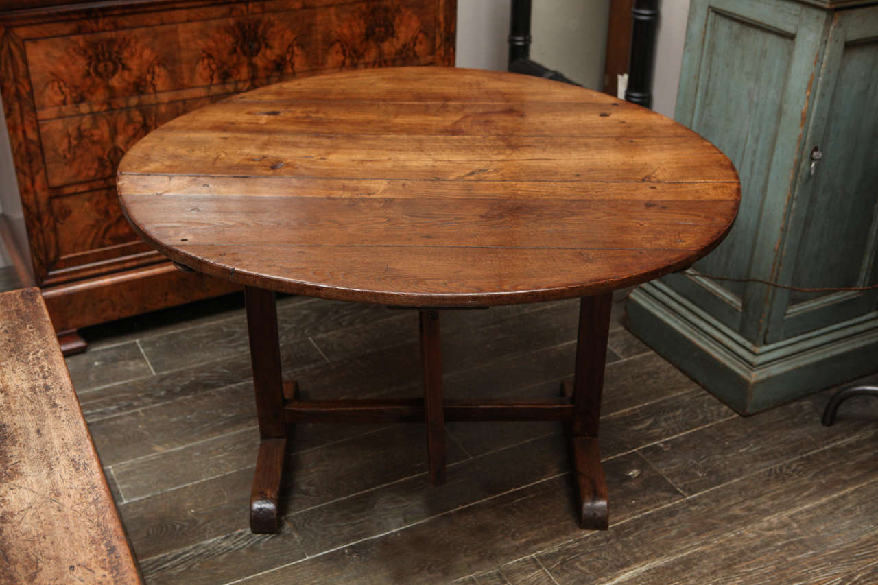 French Folding Wine Table, Circa 1840