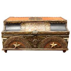 Italian Decorated Box, Circa 1860