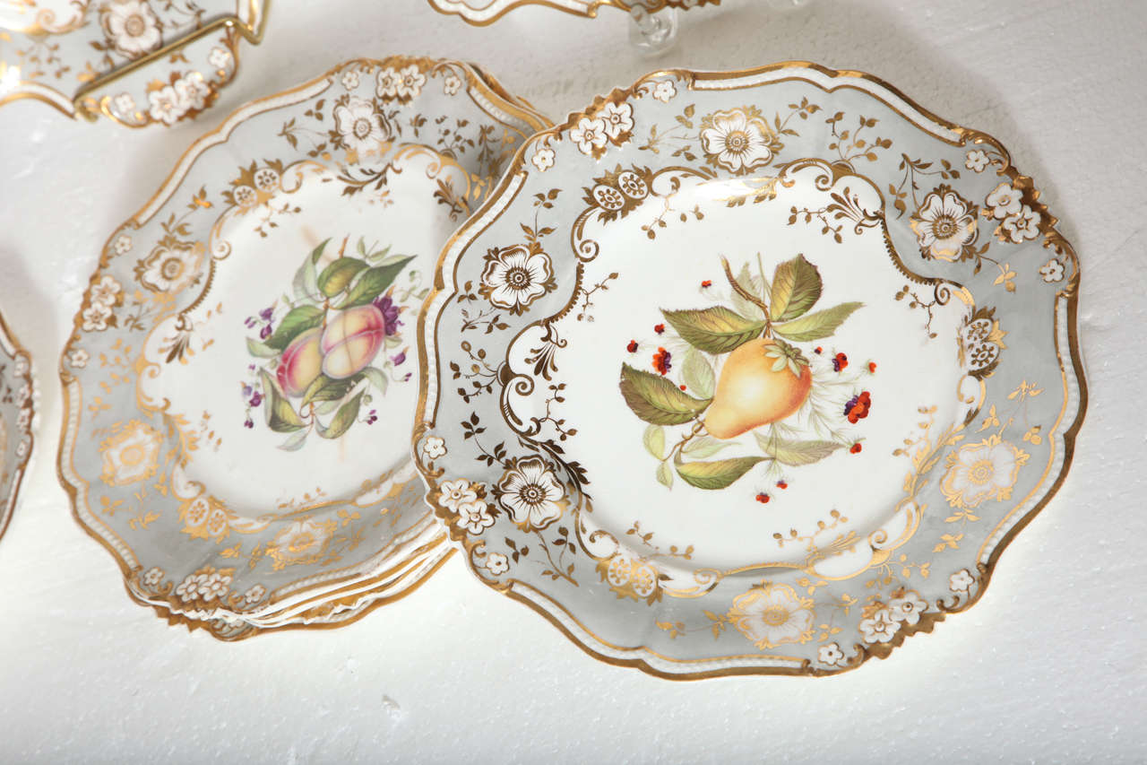 Early 19th Century English Dessert Set For Sale 1