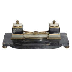 Late 19th Century Art Nouveau Inkwell 3