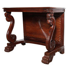 19th Century Anglo-Indian, Padouk Console