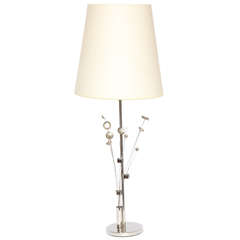 1960s Italian Sculptural Kinetic Table Lamp 10