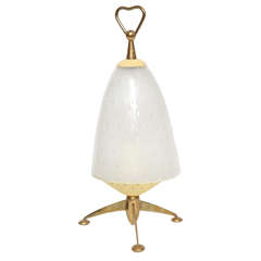 1950s Italian Modernist Sculptural Table Lamp 9