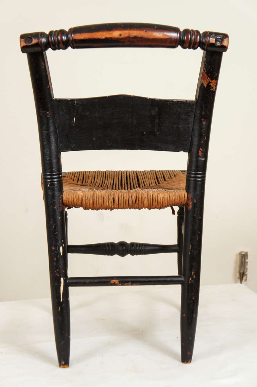 19th Century Hudson Valley NY Childs Chair For Sale