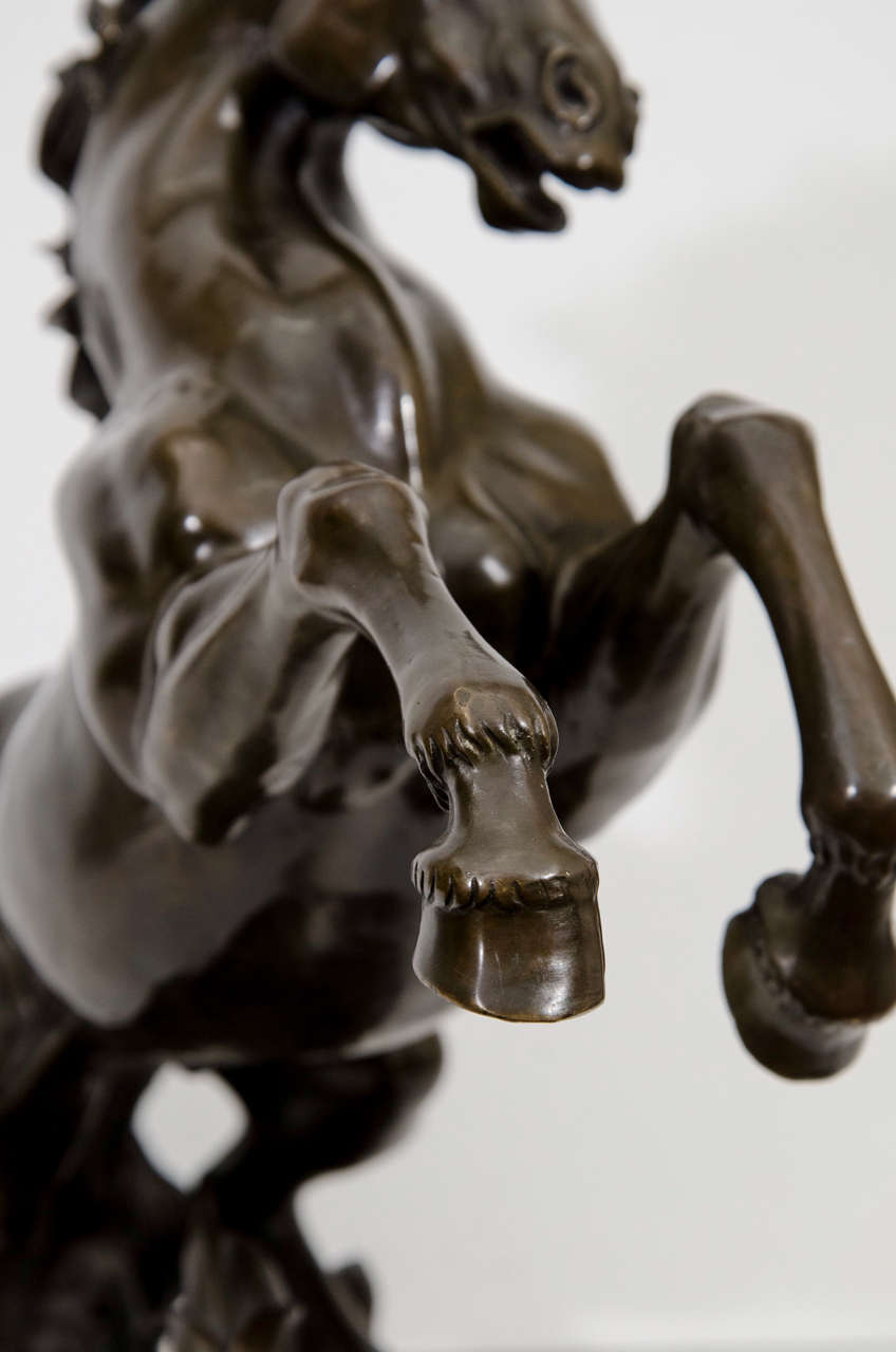 Japanese Meiji Period Bronze Horse Sculpture In Good Condition In New York, NY