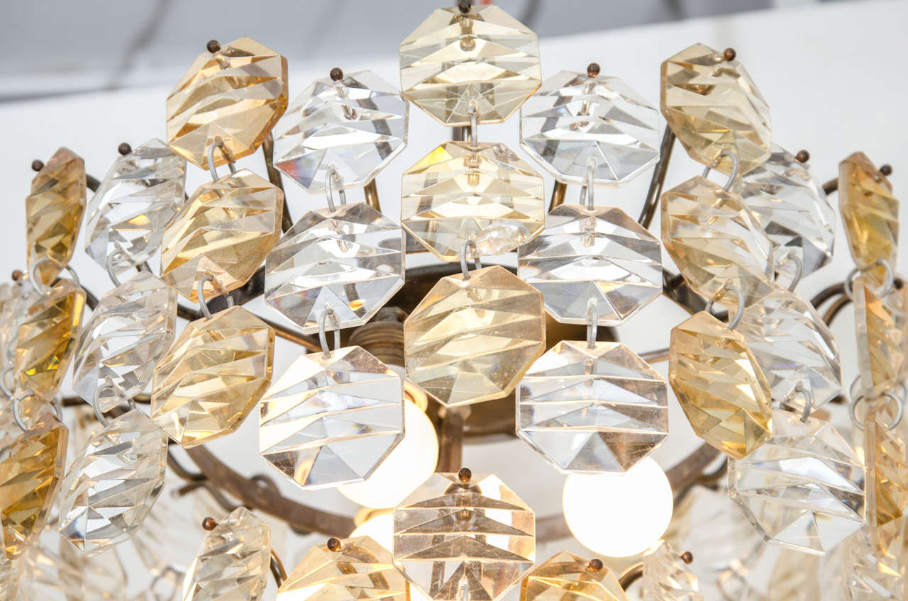 A Two-Toned Murano Glass Chandelier For Sale at 1stdibs