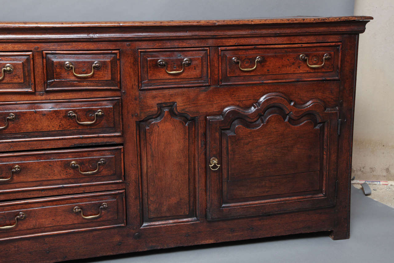 British Exceptional George I Oak Low Dresser