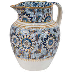 Blue and White Pearlware Jug